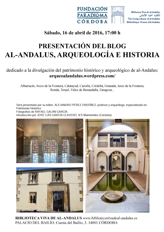 Cartel de la presentación