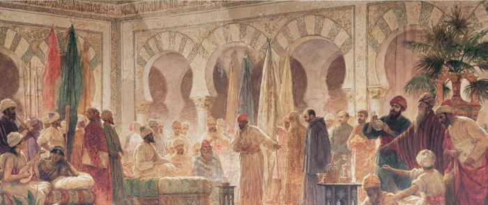La Corte de Abd al-Rahman III. Dionisio Baixeras. 1885